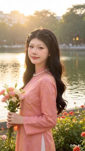 áo dài hiện đại sang chảnh