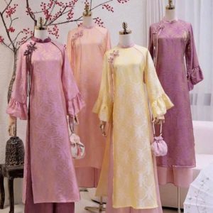 Áo dài lụa tằm