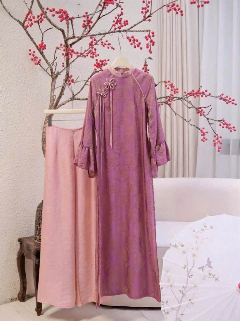 Áo dài lụa tằm